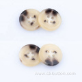 4-holes Button Resin Round Horn Button